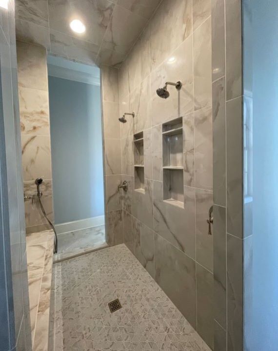 custom installed shower